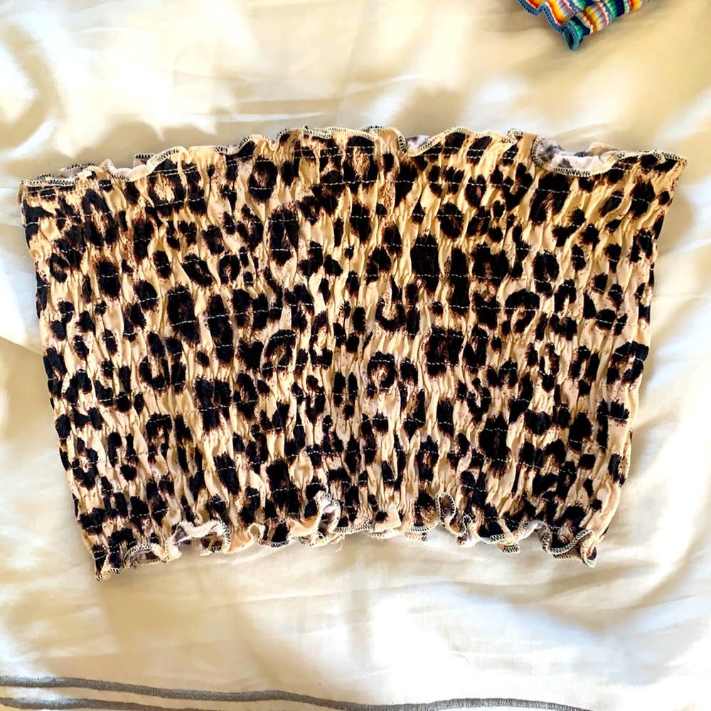 Top shop Animal print Bandeau